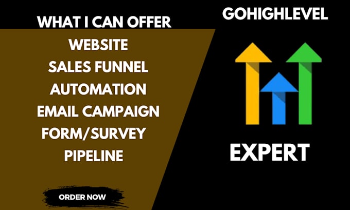 Gig Preview - Setup gohighlevel automation, landing page, sales funnel,  ghl expert