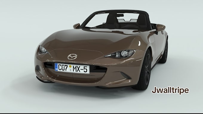 Gig Preview - Create 3d vehicle model, 3d car model with interior and exterior design