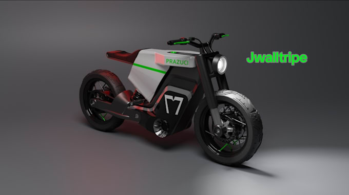 Bestseller - create 3d motorbike model, 3d bike model for gta games or 3d printing