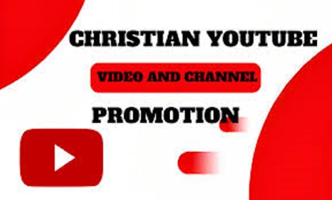 Gig Preview - Do organic christian youtube promotion, gospel video, gospel music promotion