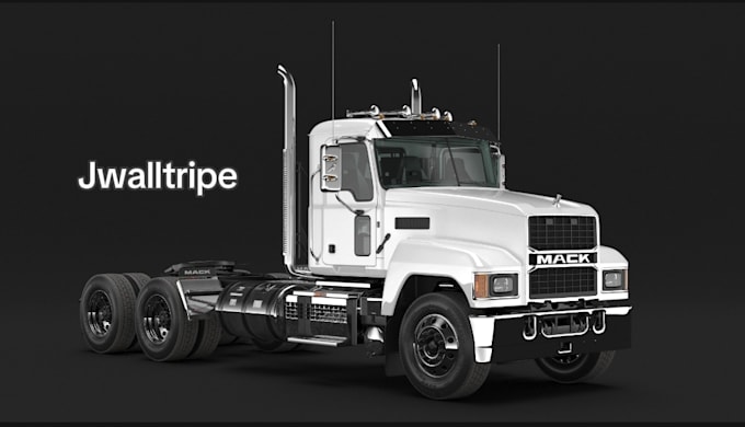 Gig Preview - Create 3d vehicle model, 3d truck model with rendering in blender or maya