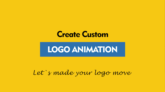 Bestseller - create animation for your logo