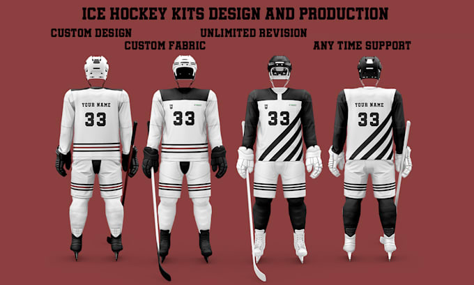 Gig Preview - Design premium soccer kits american football kits ice hockey kits soccer jersey