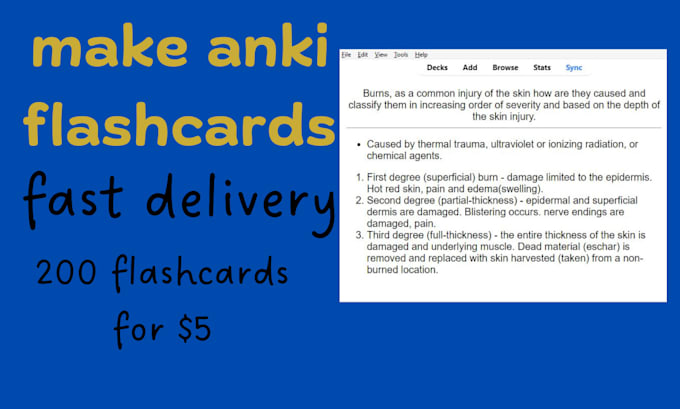 Gig Preview - Make anki flashcards for language learning