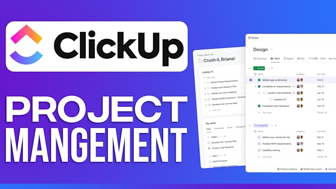 Bestseller - clickup setup clickup crm automation, clickup crm management