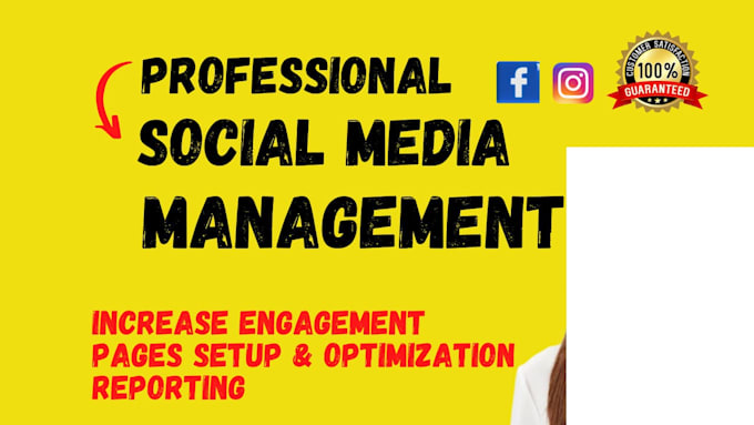 Gig Preview - Be your professional social media marketing manager