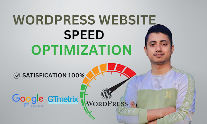 Gig Preview - Do wordpress speed optimization, speed up your website or webpage