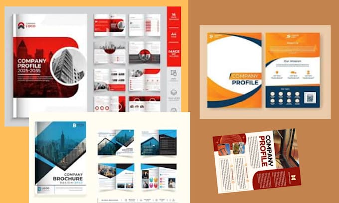 Gig Preview - Design an accurate company profile, brochure design, business flyer design