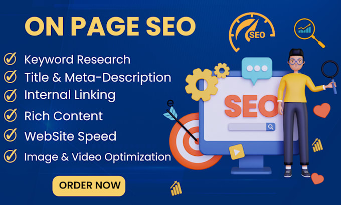 Gig Preview - Do perfect on page SEO optimization for your website