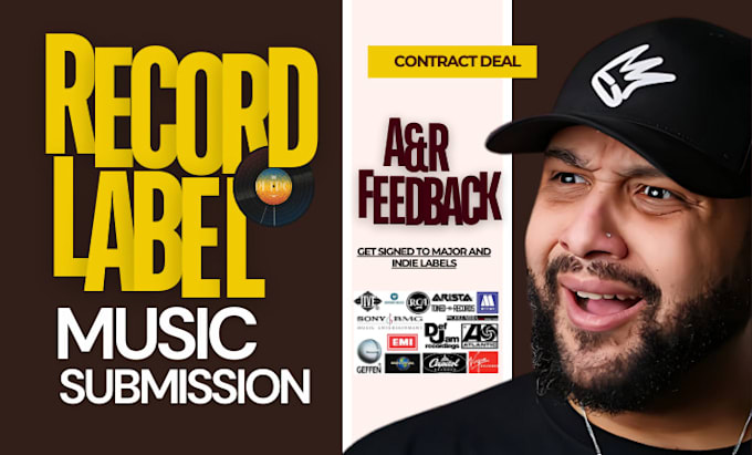 Gig Preview - Land you a record label deal for your music, anr feedback to get signed