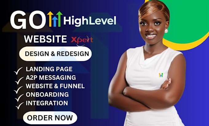 Gig Preview - Gohighlevel sales funnel, landing page on gohighlevel, gohighlevel website