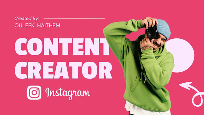 Gig Preview - Creat instagram content and grow your account