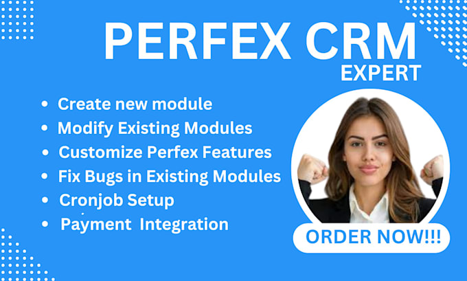 Gig Preview - Setup customize your perfex crm modules fix payment gateway install perfex crm