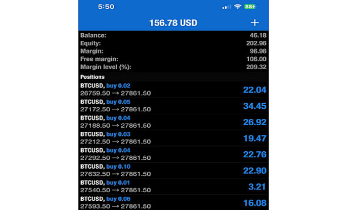 Gig Preview - Manage your mt4 or mt5 account for live account management