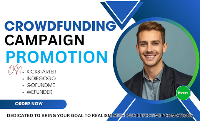 Gig Preview - Do kickstarter campaign equity fundraising and backers list wefunder