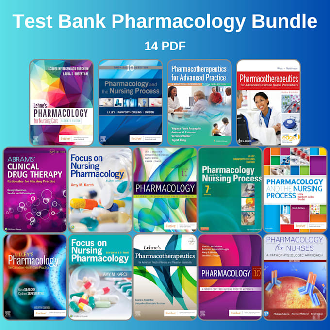 Bestseller - provide you pharmacology test bank bundle