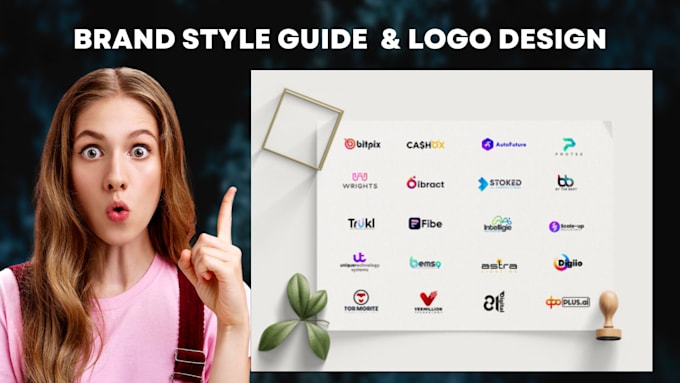 Gig Preview - Do logo design with brand identity brand style guide brand kit brand book