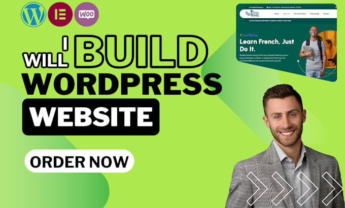 Gig Preview - Build wordpress website design and development