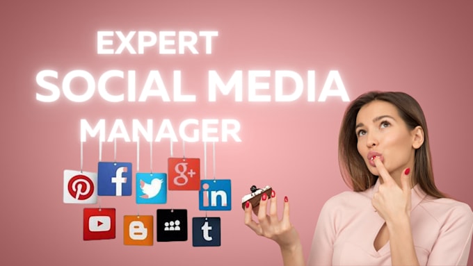 Gig Preview - Manage your social media and do social media marketing