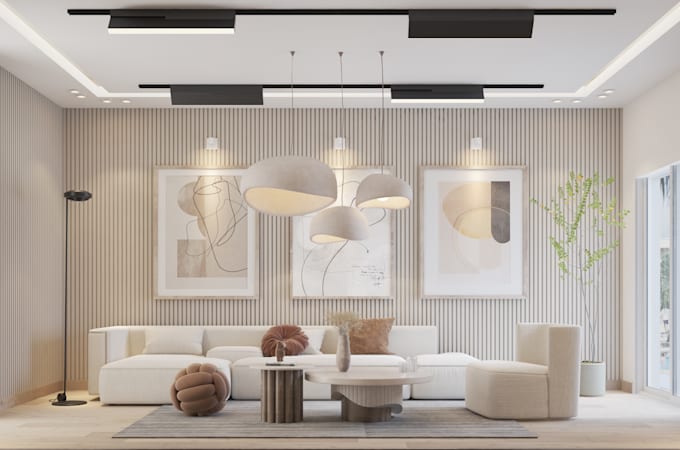 Gig Preview - Create 3d renderings of your dream interior design