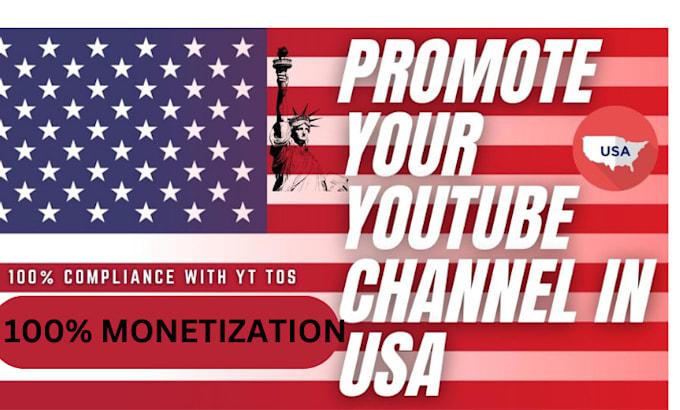 Gig Preview - Do superfast organic youtube channel promotion in the USA for super growth