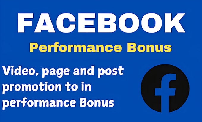 Gig Preview - Boost facebook bonus performance page monetization bonus reel page bonus