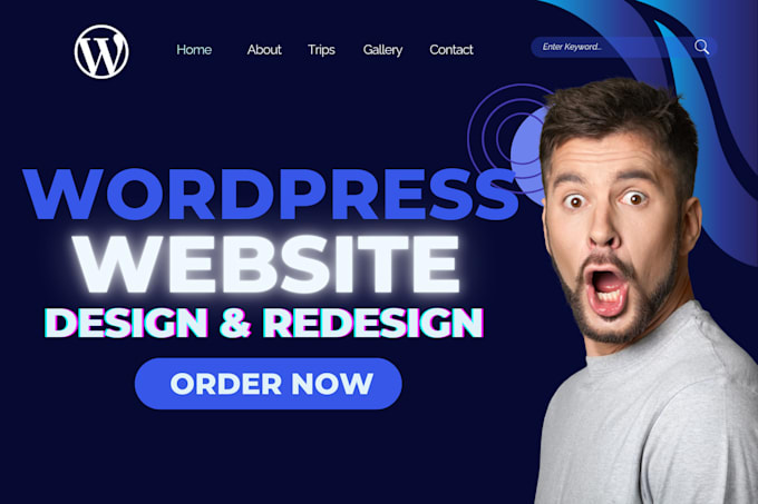 Gig Preview - Build wordpress website, develop modern wordpress website design with elementor