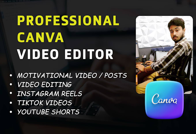 Gig Preview - Create instagram reels, motivational videos, youtube shorts using canva pro