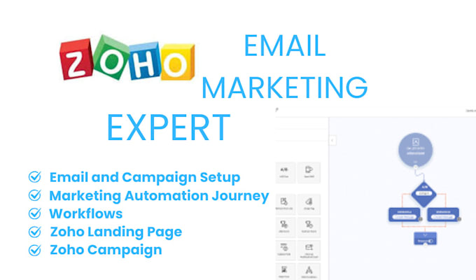 Gig Preview - Setup zoho marketing campaign and automation for ecommerce growth, error fix