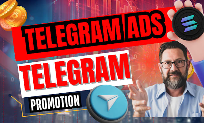 Gig Preview - Run telegram ads for you crypto project to reach investors 100x sales crypto