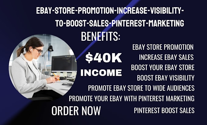 Bestseller - ebay store promotion increase visibility to boost sales, pinterest marketing