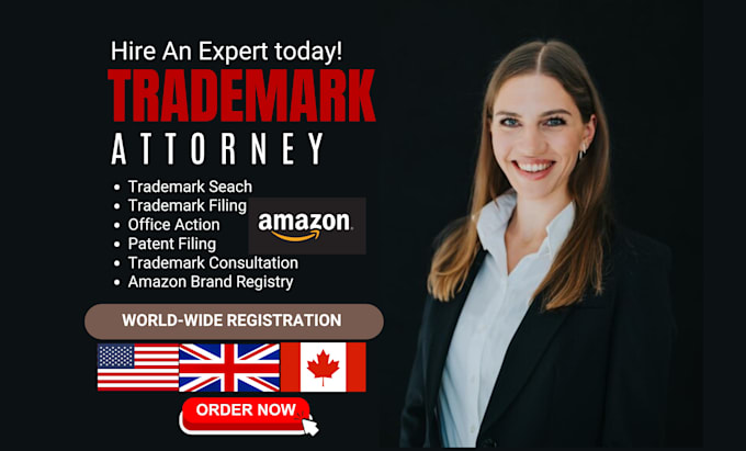 Gig Preview - Protect your brand through trademark patent registration, patent check