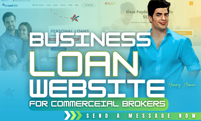 Gig Preview - Commercial business documentation loan lending website wordpress loan website