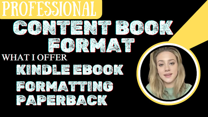 Gig Preview - Writer and format your book layout design  for amazon KDP ebook paperback