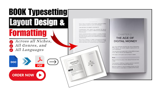 Bestseller - do book typesetting, formatting, and layout design for print and ebook