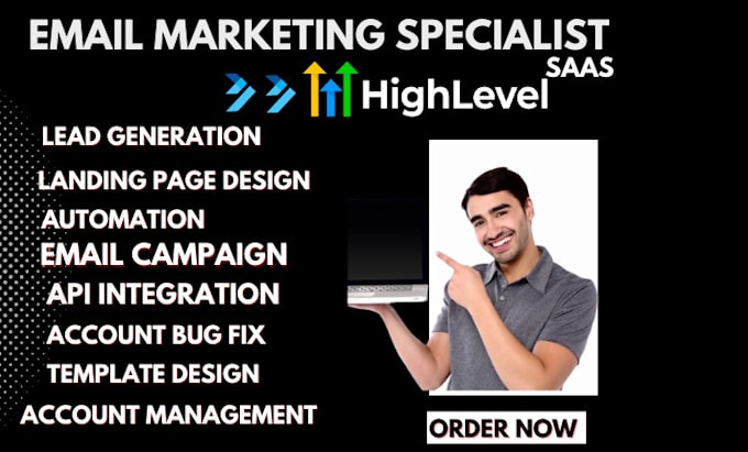 Gig Preview - Set up go high level salefunnel automation expert