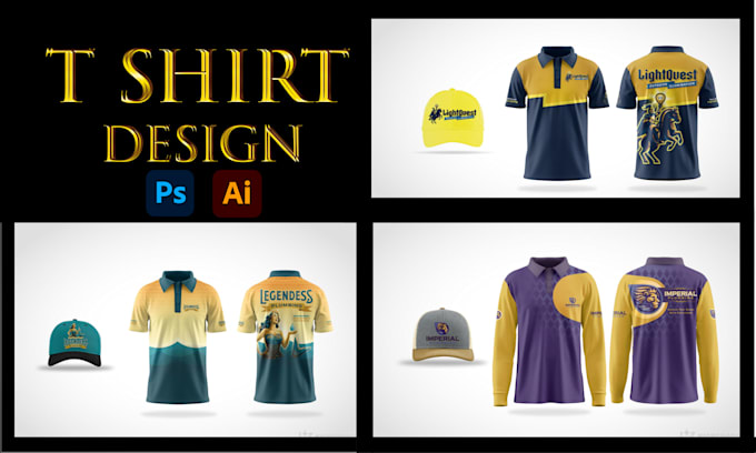 Gig Preview - Do professional create custom illustrated tshirt design for you bag color change