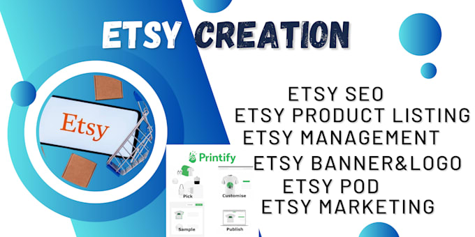 Gig Preview - Converting etsy store,etsy product listing,print on demand,etsy seo,ebay listing