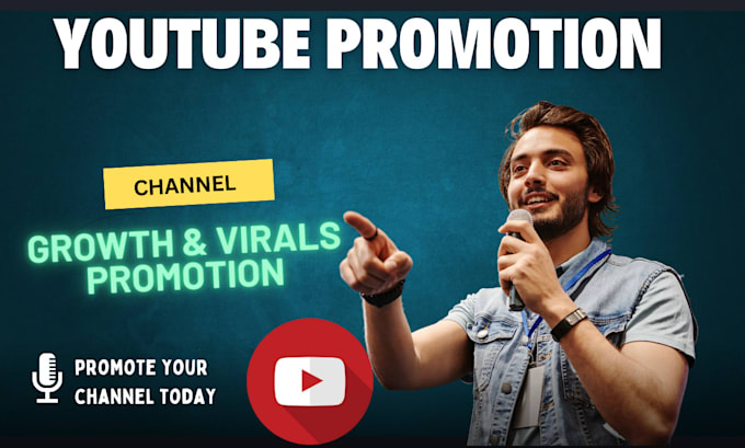 Gig Preview - Do organic youtube video promotion music promotion grow subscription