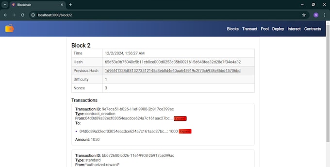 Gig Preview - Build your own blockchain with smart contracts from scratch