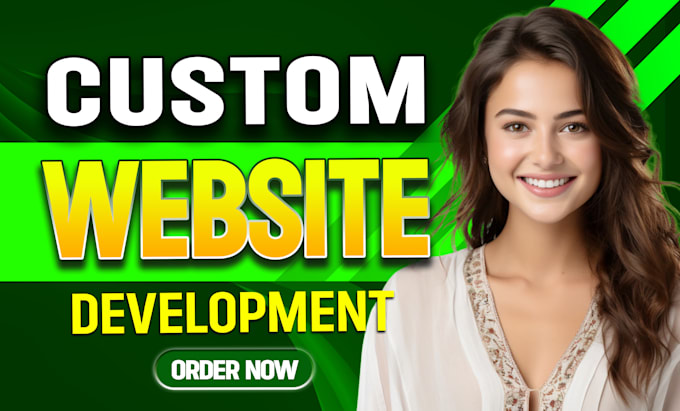 Gig Preview - Build rebuild custom website development full stack front end back end developer