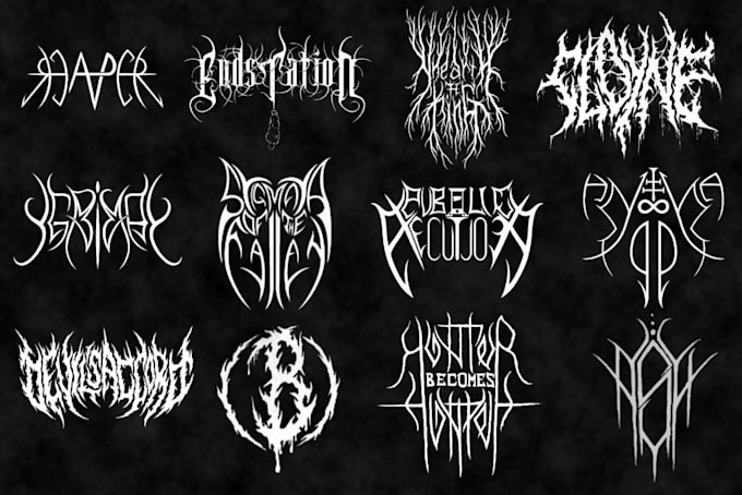 Gig Preview - Draw a metal band logo