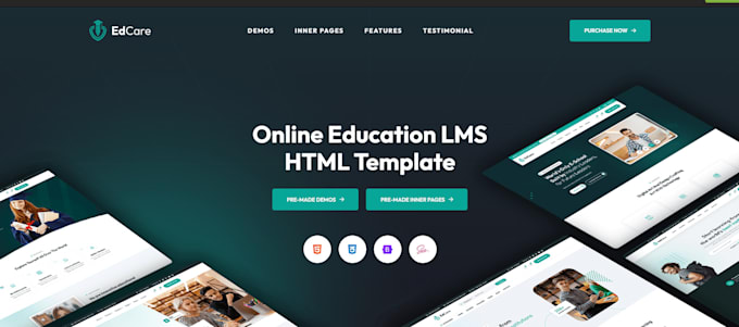 Gig Preview - Design wordpress lms website, educational website,tutor lms wordpress website