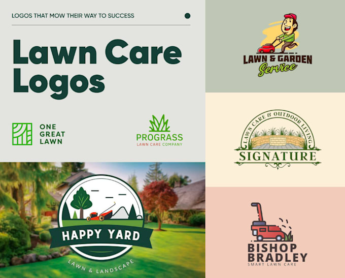 Gig Preview - Design modern landscape, agriculture and lawn care logo