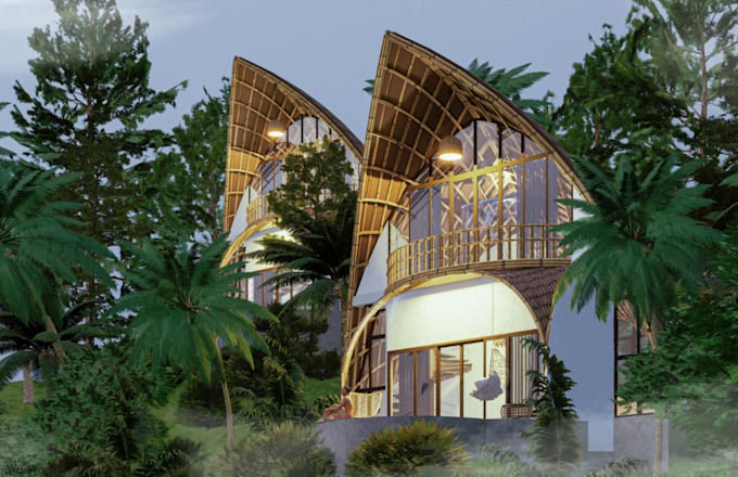 Gig Preview - Design bamboo architecture design