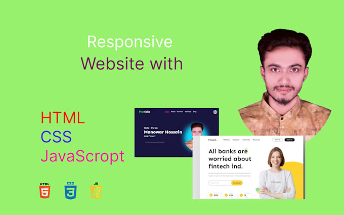 Bestseller - build professional responsive websites with HTML,CSS and js