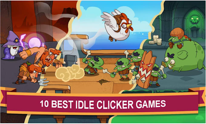 Gig Preview - Develop idle clicker game 2d clicker puzzle game stimulation game