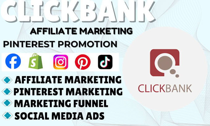 Bestseller - promote pinterest clickbank affiliate marketing link promotion sales funnel