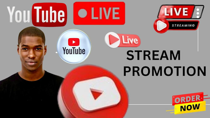 Gig Preview - Do and promote your youtube live stream video, live promotion