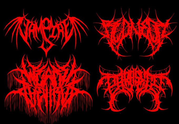 Gig Preview - Create black metal logo design